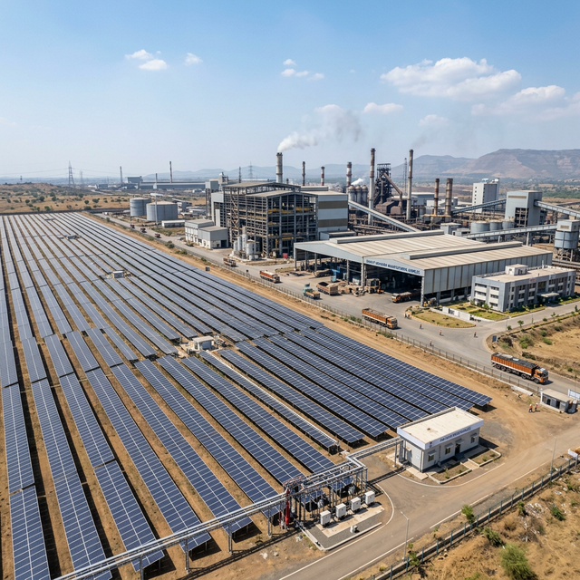 500kW industrial solar installation